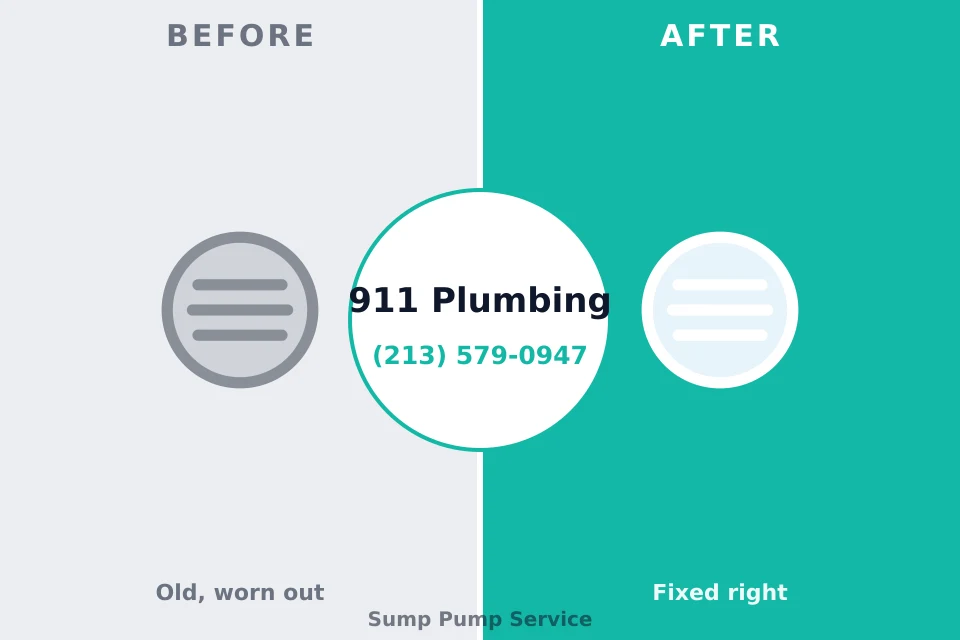 Before and after: plumbing repair West DeLand, FL